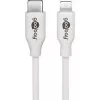 Goobay 39446 Kabel USB USB 2.0 Wtyk USB-C Wtyk Apple Lightning 1m