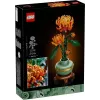 LEGO Icons Zestaw Klocków Kwiat Chryzantemy Kreatywny Model dla Dorosłych Sztuczna Roślina Prezent dla Kobiet Mężczyzn Jej lub Jego Dom Biuro Dekoracja