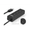 Hub interfejsowy UNITEK Y-3089 USB 3.2 Gen 1 (3.1 Gen 1) Type-A 5000 Mbit/s Czarny