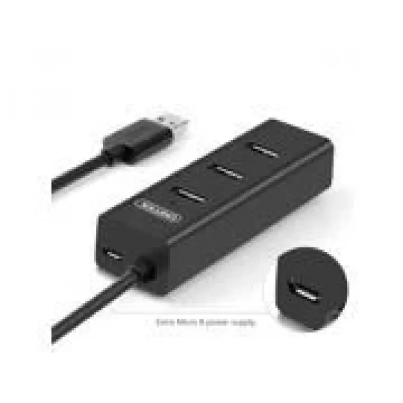 Hub interfejsowy UNITEK Y-3089 USB 3.2 Gen 1 (3.1 Gen 1) Type-A 5000 Mbit/s Czarny