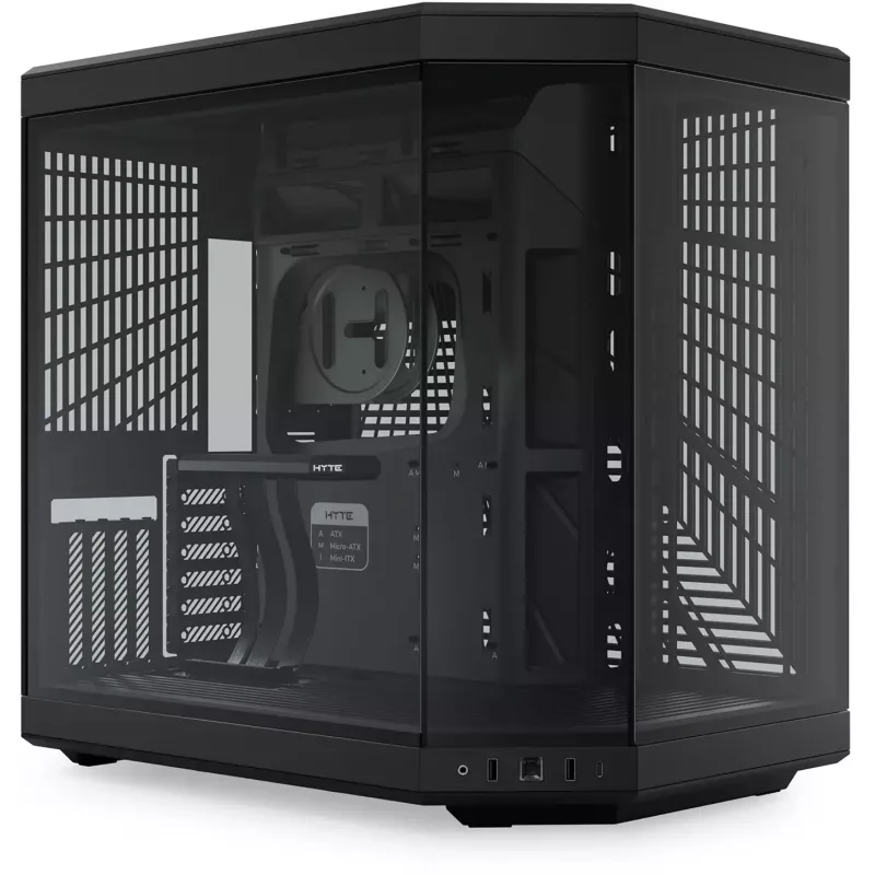 HYTE Y70 Obudowa Midi Tower PC Czarna ATX EATX ITX Micro ATX 18 cm 42,2 cm