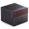 Jonsbo N4 Microtower Casing Czarny Durable Steel Compact PC Enclosure