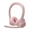Logitech 981-001412 słuchawki/zestaw słuchawkowy Bezprzewodowe pałąkowe Biuro/Centrum telefoniczne Bluetooth Różowy