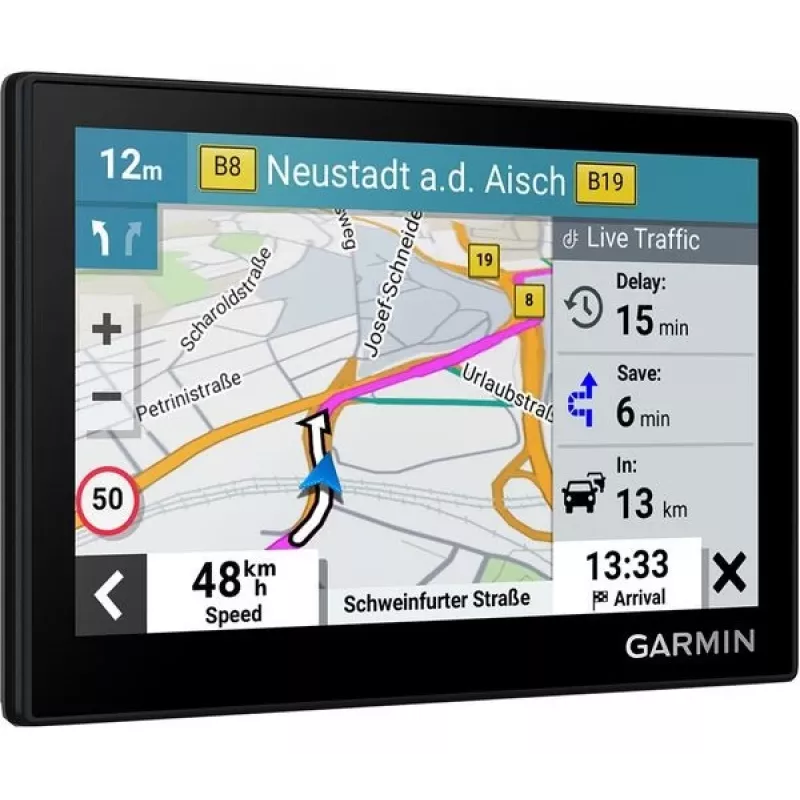 Garmin Drive 53 & Traffic - urządzenie nawigacyjne GPS do samochodu 5 inch szeroki ekran (010-02858-11)