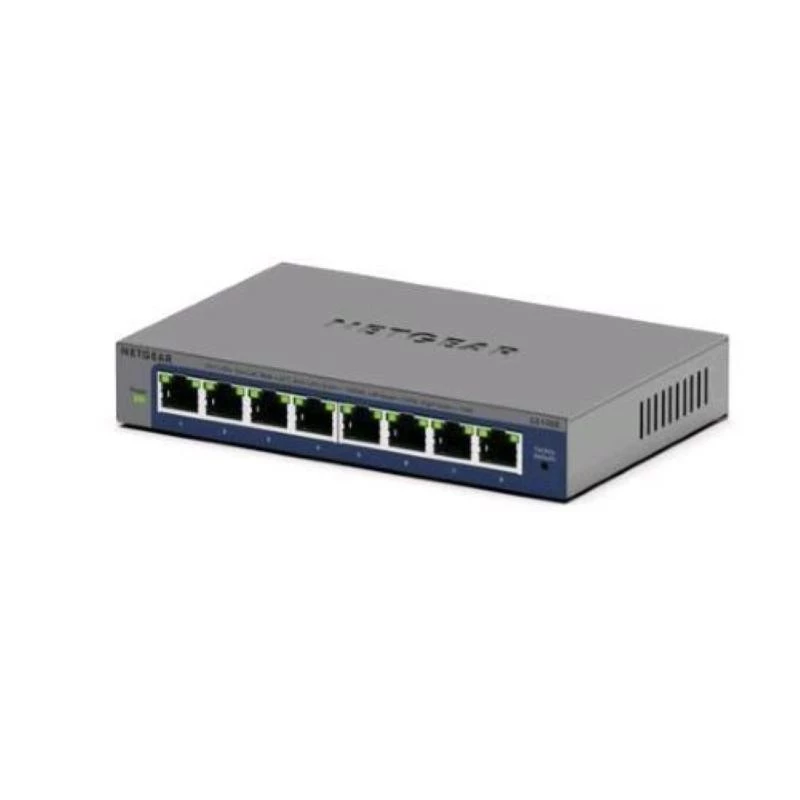 NETGEAR GS108Ev4 Unmanaged L2/L3 Gigabit Ethernet (10/100/1000) szary