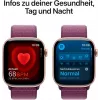 APPLE Watch Series 10 GPS 46 mm koperta z różowego złota aluminium z pętelką sportową Plum