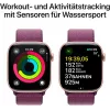APPLE Watch Series 10 GPS 46 mm koperta z różowego złota aluminium z pętelką sportową Plum