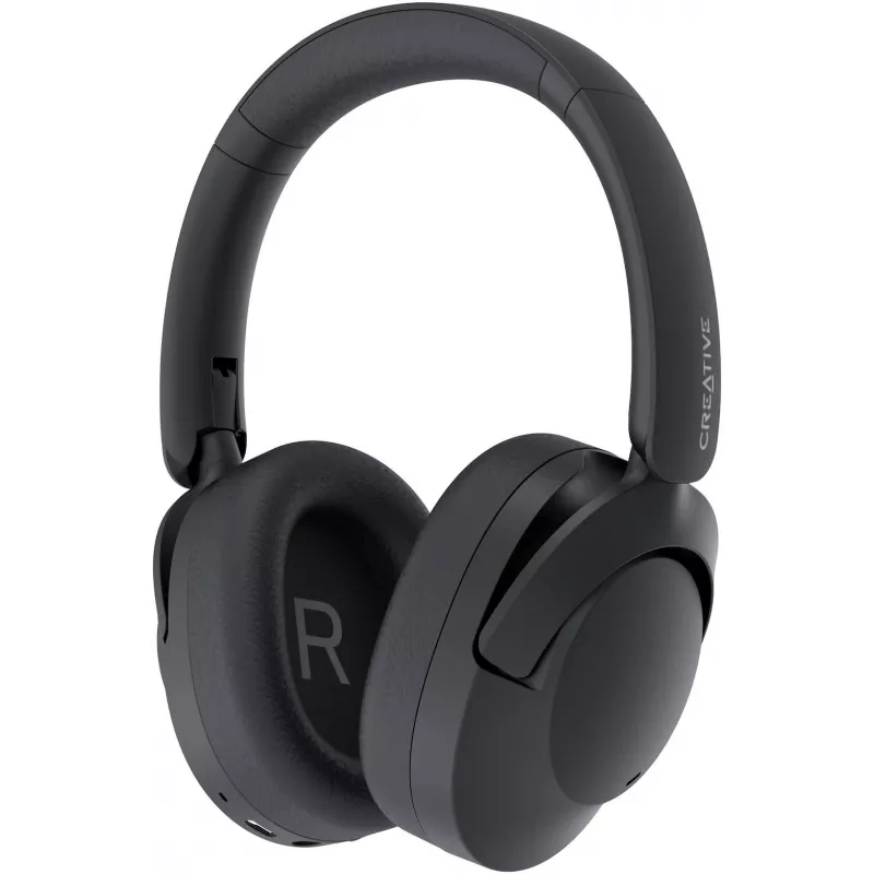 Słuchawki Creative Labs Zen Hybrid 2 przewodowe i bezprzewodowe, opaska na głowę, rozmowy/muzyka, USB Type-C, Bluetooth, czarne