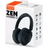 Słuchawki Creative Labs Zen Hybrid 2 przewodowe i bezprzewodowe, opaska na głowę, rozmowy/muzyka, USB Type-C, Bluetooth, czarne