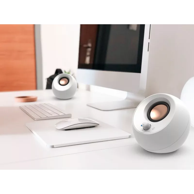 Creative Labs Pebble V3 Biały Przewodowy i Bezprzewodowy 10 W
