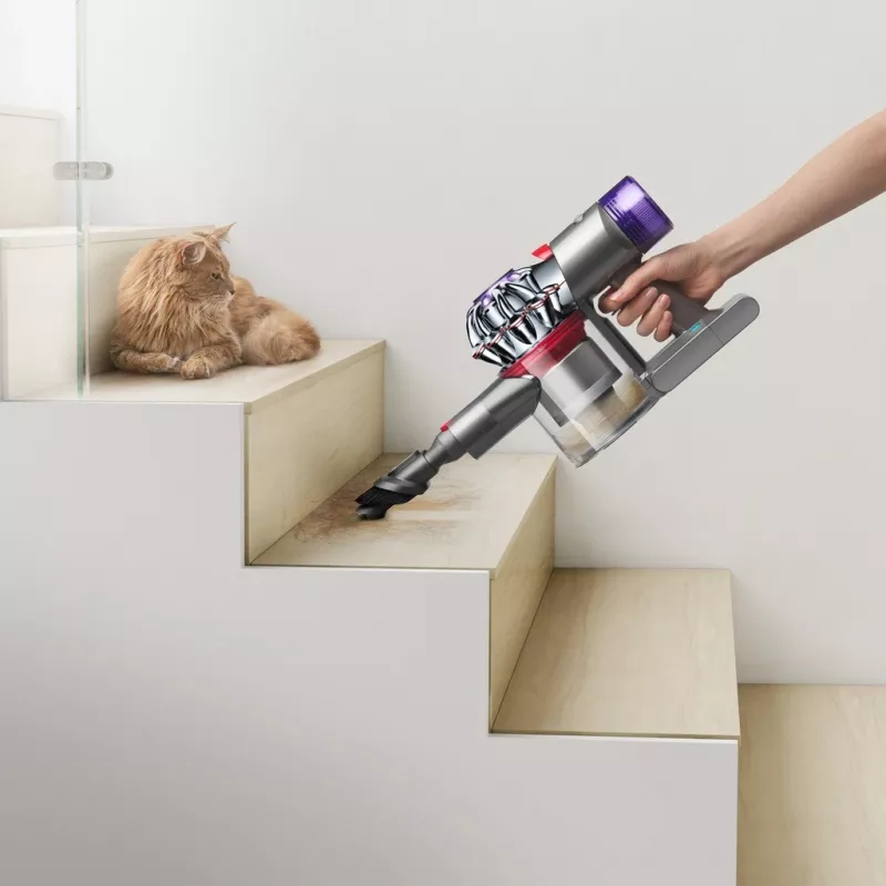Dyson V8 Advanced 2-w-1 odkurzacz bezprzewodowy, suchy, bezworkowy, niklowo-srebrny
