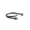 Kabel SATA III LANBERG CA-SASA-13CU-0050-BK 0,5 m, SATA 7-pin do 7-pin, 6 Gbit/s, czarny