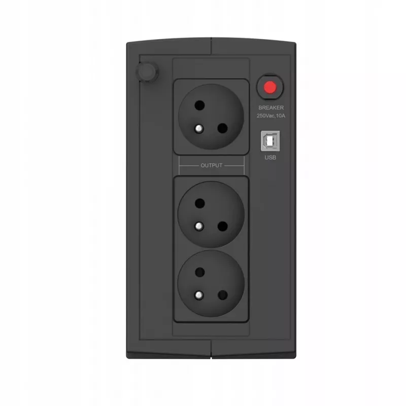UPS EVER Ever Duo 850 PL T/DAVRTO-000K85/01 850VA Line-Interactive, 550W, AVR, 3 gniazda AC, 12V 2×5Ah, Tower