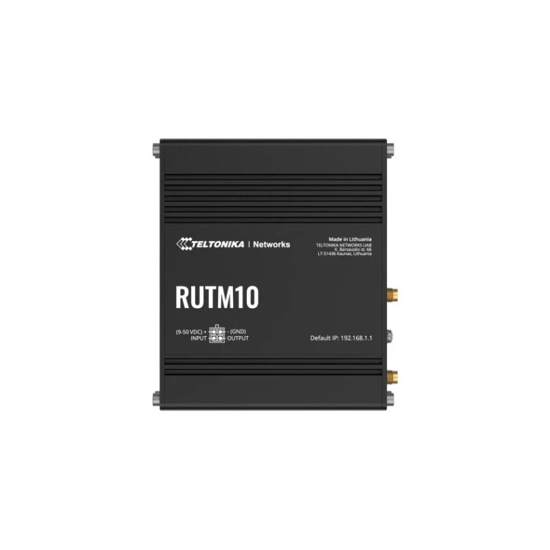 Router bezprzewodowy Teltonika RUTM10 Gigabit Ethernet Dual-band (2,4 GHz / 5 GHz) Czarny