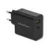 Zasilacz QOLTEC 51717 45W 20V 3A ładowarka sieciowa wewnętrzna do smartwatcha, czarny