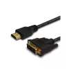 Przewód Savio CL-139 Adapter Video 1,8 m DVI-A HDMI Typ A (Standard) Czarny