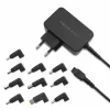 Uniwersalny zasilacz QOLTEC 52414 65W z 10 wymiennymi wtyczkami