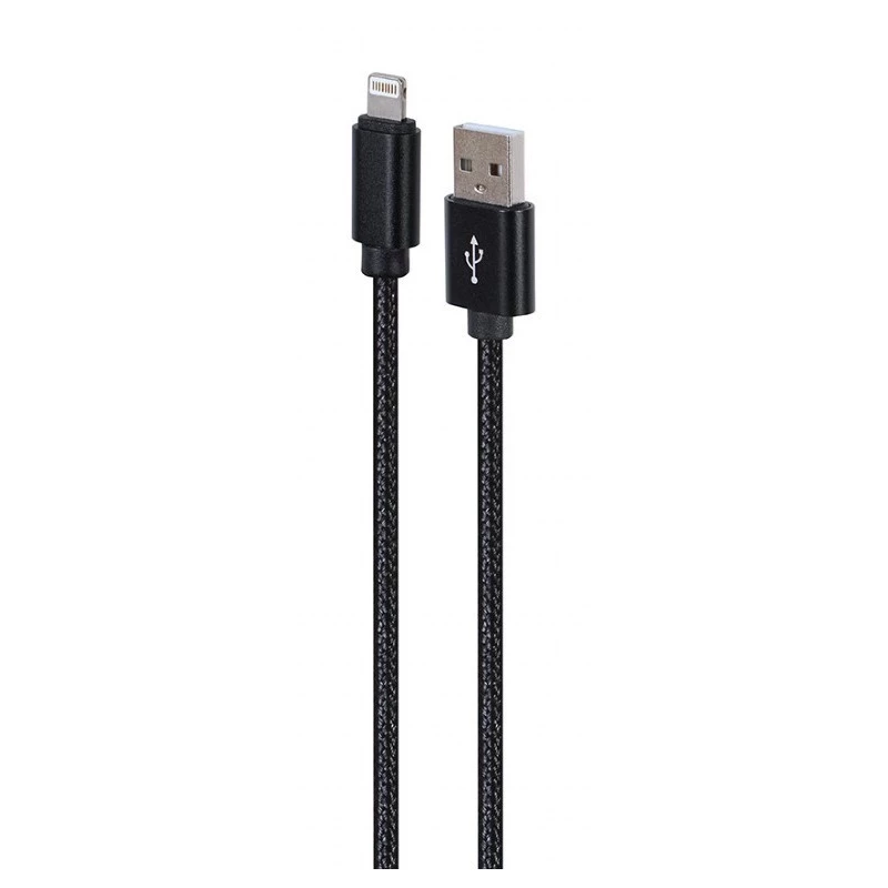 Kabel Lightning – USB-A GEMBIRD CCDB-MUSB2B-AMLM-6 — 1,8 m, USB 2.0, 2,1 A, czarny