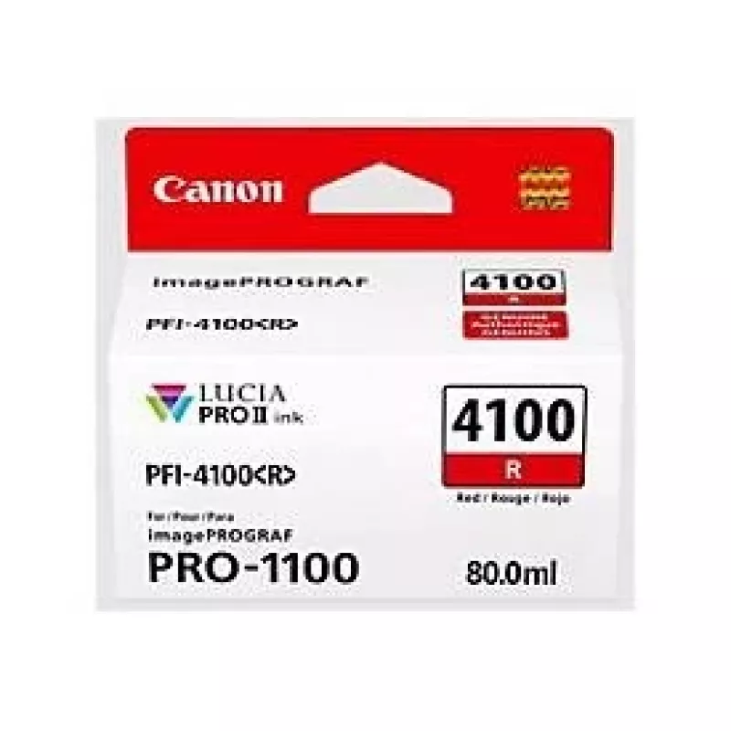 Oryginalny wkład atramentowy Canon LUCIA PRO II 1 szt. Standardowa wydajność czerwony