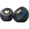 Głośniki komputerowe CREATIVE Pebble X 2.0 USB-C z regulowanym podświetleniem RGB, Bluetooth 5.3, audio USB, moc RMS do 15 W, dla PC i Mac