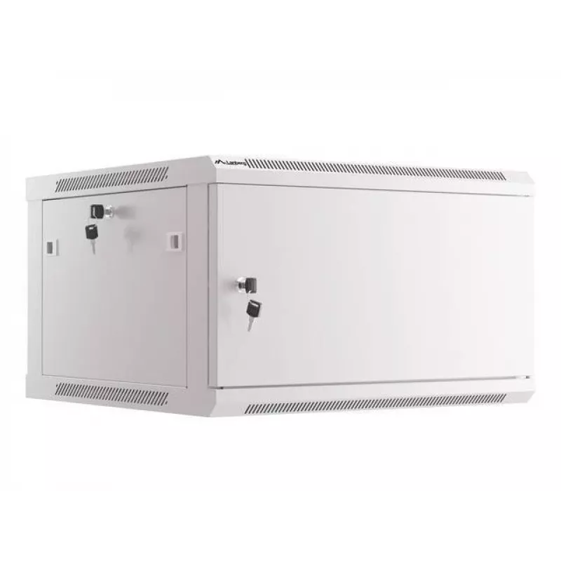 Wall mounted rack Lanberg WF01-6606-00S 6U szary 60 kg capacity