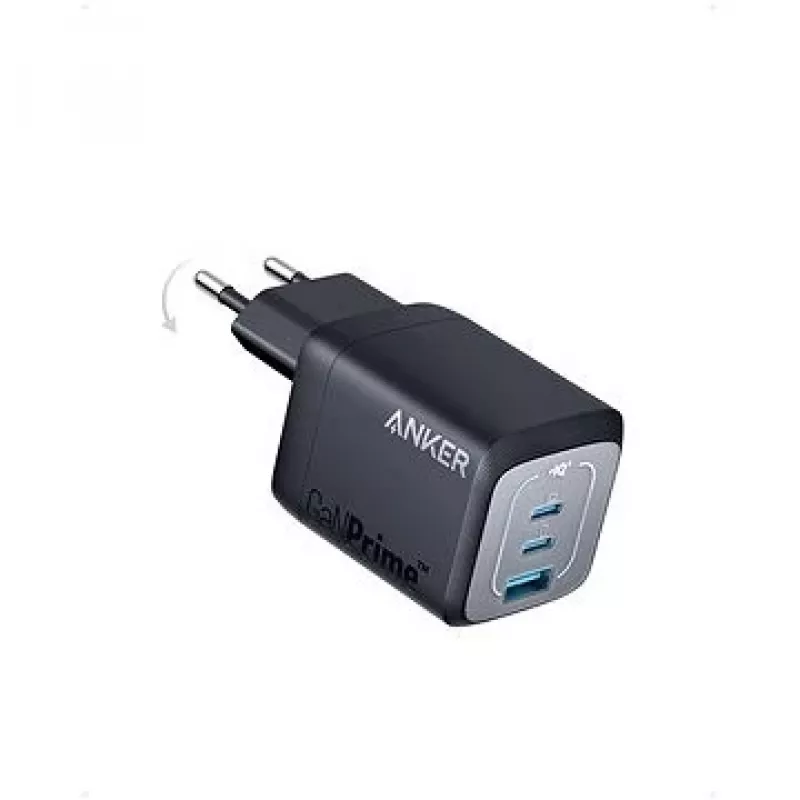 Wewnętrzna szybka ładowarka USB Anker Prime A2669313 — 67 W, 1×USB-A, 2×USB-C, Czarna