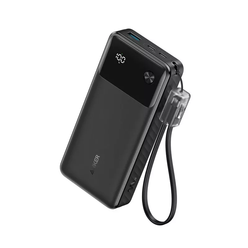 PowerBank z kablem USB-C 20000 mAh 30W Czarny