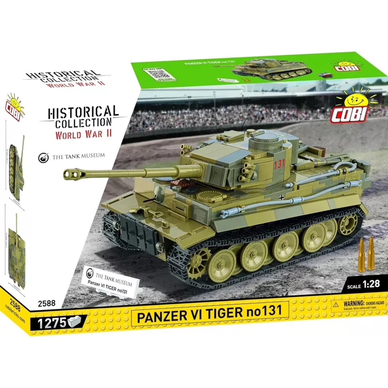 Zestaw konstrukcyjny COBI Panzer VI Tiger nr 131 1275 elementów