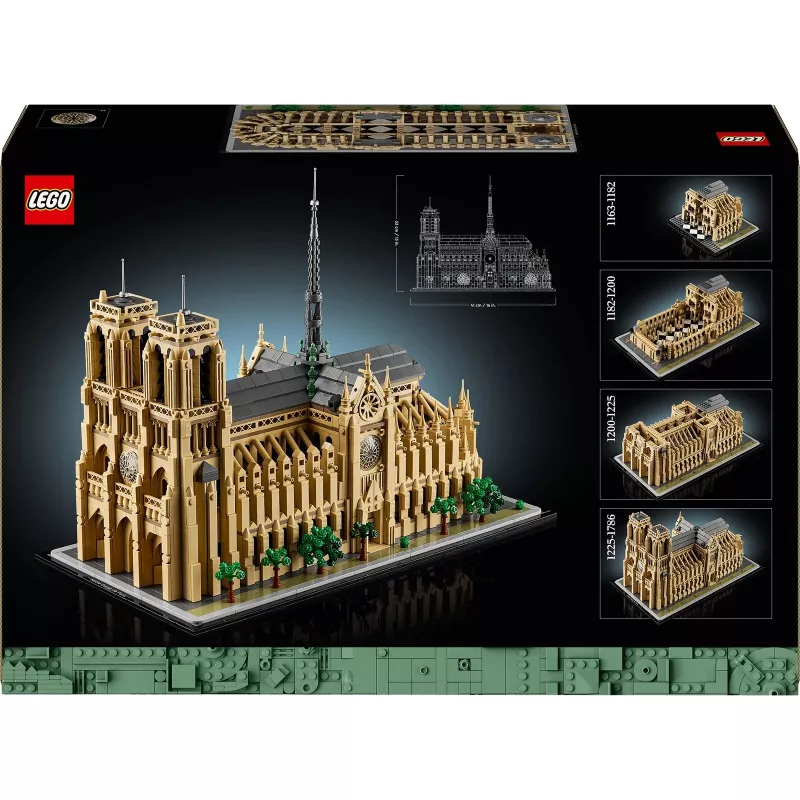 LEGO Architecture Katedra Notre-Dame w Paryżu Zestaw dla Dorosłych 21061