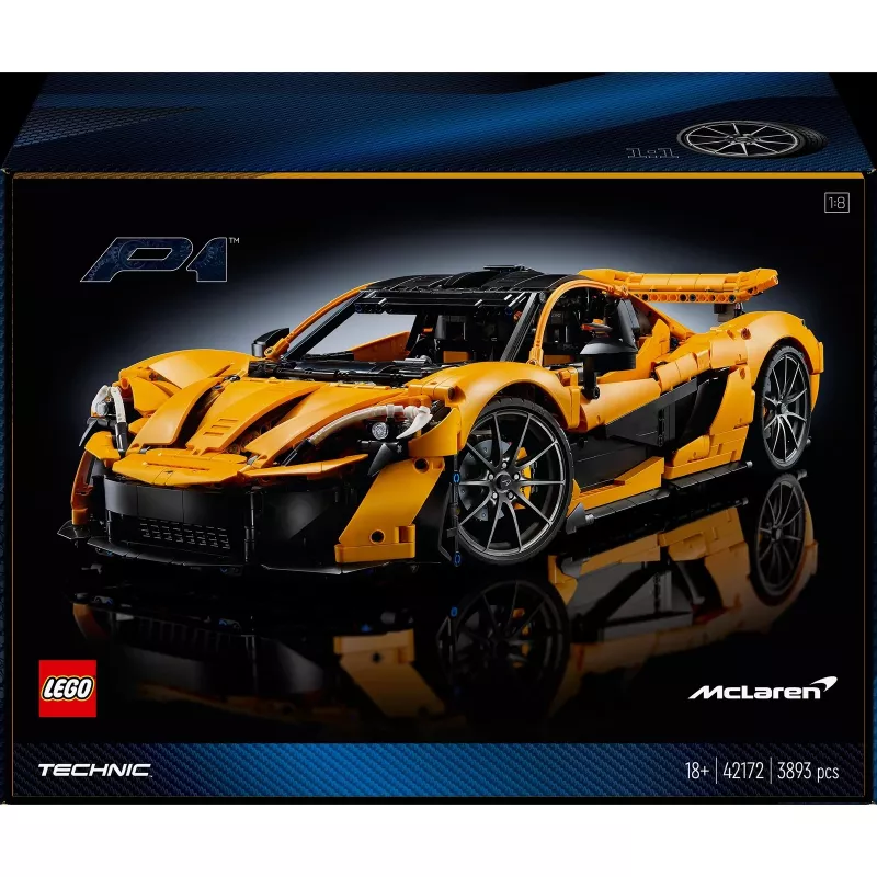 LEGO Technic 42172 McLaren P1 Zestaw Modelu Samochodu dla Dorosłych