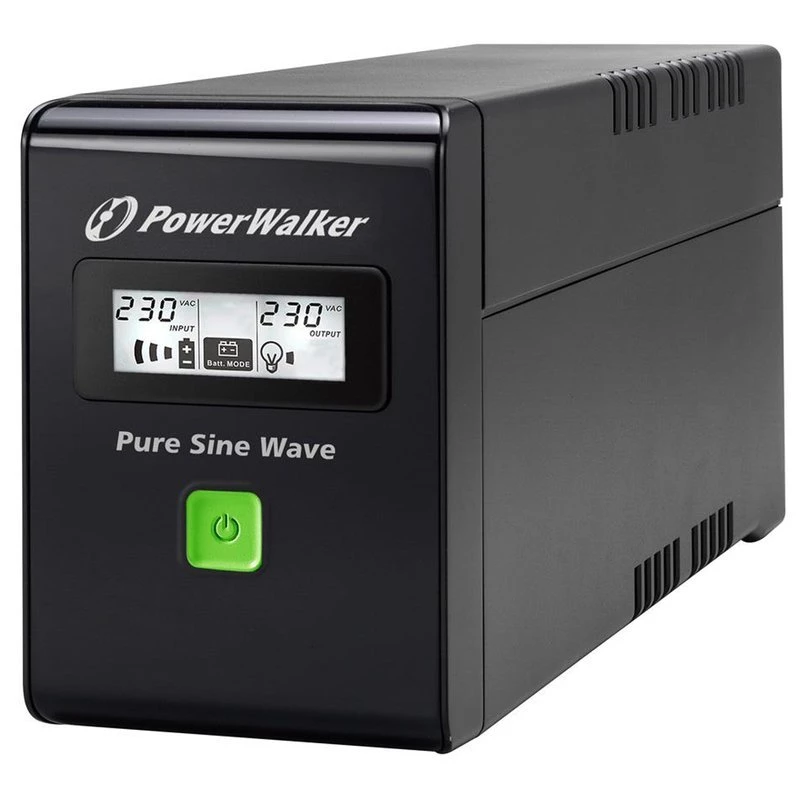 PowerWalker VI 600 SW FR Zasilacz awaryjny (UPS) 600 VA 2 wyjścia AC Line-Interactive (VI 600 SW FR)