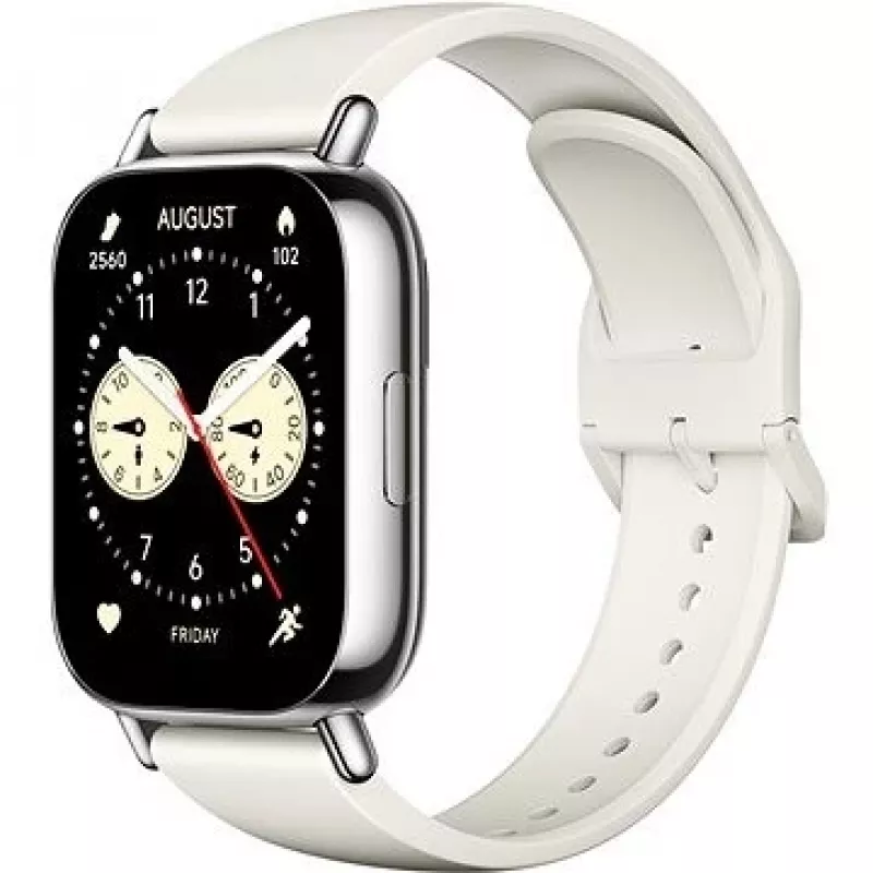 Smartwatch Xiaomi Redmi Watch 5 Lite — 1,96-calowy AMOLED, GPS, 470 mAh, złota koperta, biały pasek TPU