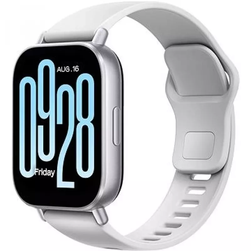 Smartwatch Xiaomi Redmi Watch 5 Active — 2 cale (5,08 cm) LCD, 320×385, 470 mAh, srebrny, pasek TPU, 42,2 g