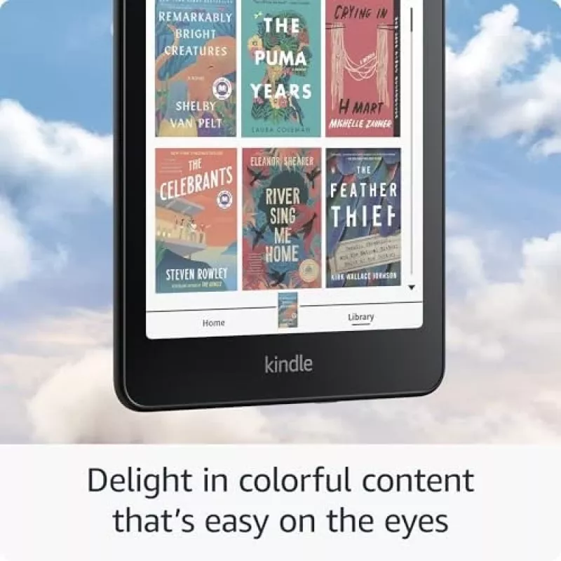 Czytnik e-booków Amazon Kindle Colorsoft Signature Edition 7 cali 32 GB Wi‑Fi ładowanie bezprzewodowe, wodoszczelność IPX8, czarny
