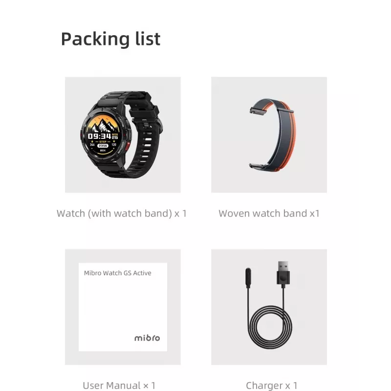 Smartwatch Mibro GS Active (Szary)