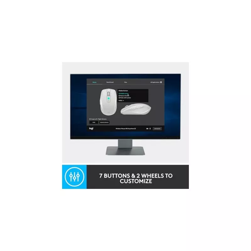 MX Anywhere 2S Wireless mysz/Graphite - BT - N/A