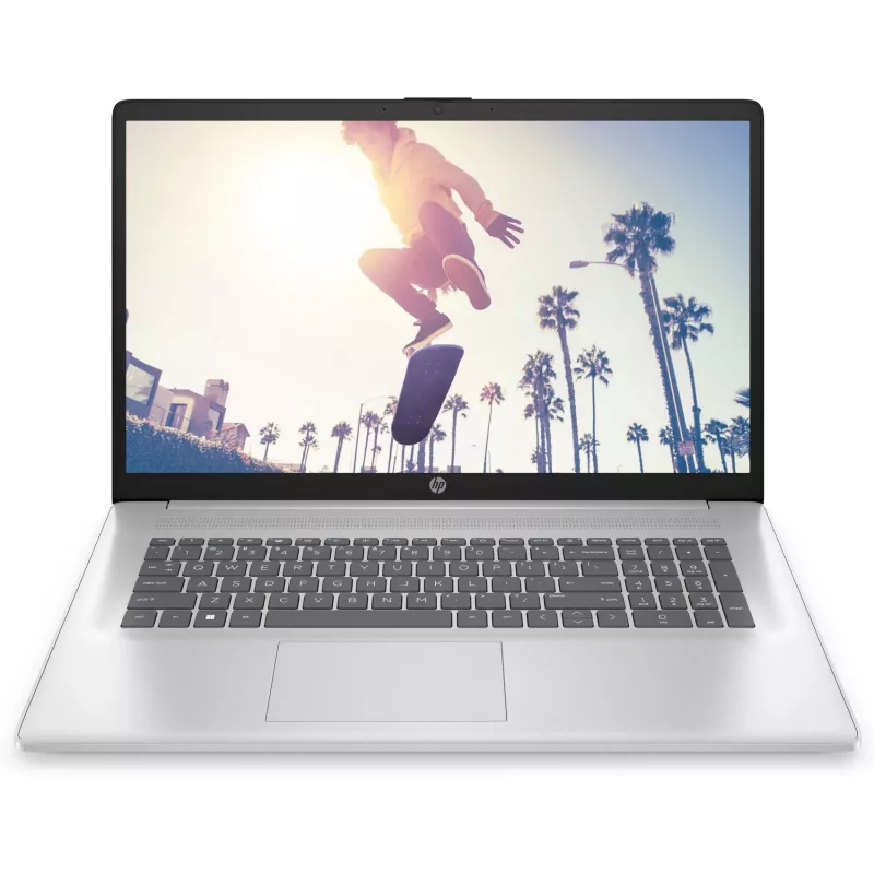 HP Laptop 17-cn3159ng - Intel Core i5 i5-1334U - FreeDOS 3,0 - Intel Iris Xe Grafikkarte - 16GB RAM - 512GB SSD NVMe - 43,9 cm (17,3) IPS 1920 x 1080 (Full HD) - Wi-Fi 6, Bluetooth - Natural Silver - klawiatura: Deutsch (9Q9...
