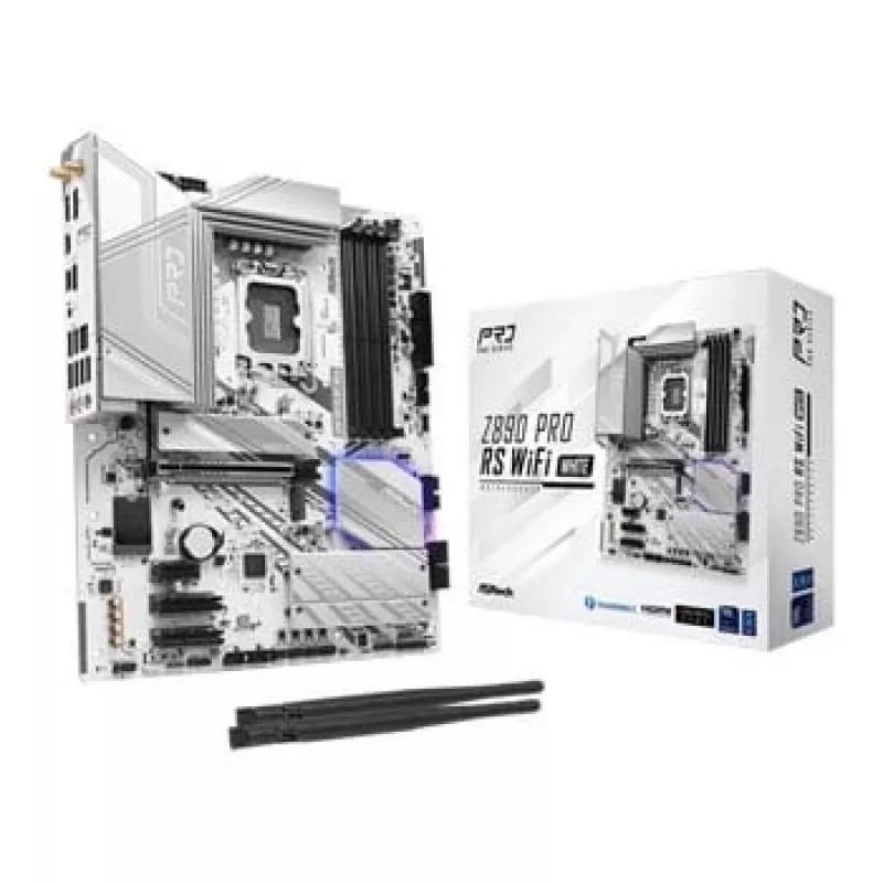Płyta główna ASRock Z890 Pro RS WiFi White Intel Z890 LGA 1851 ATX