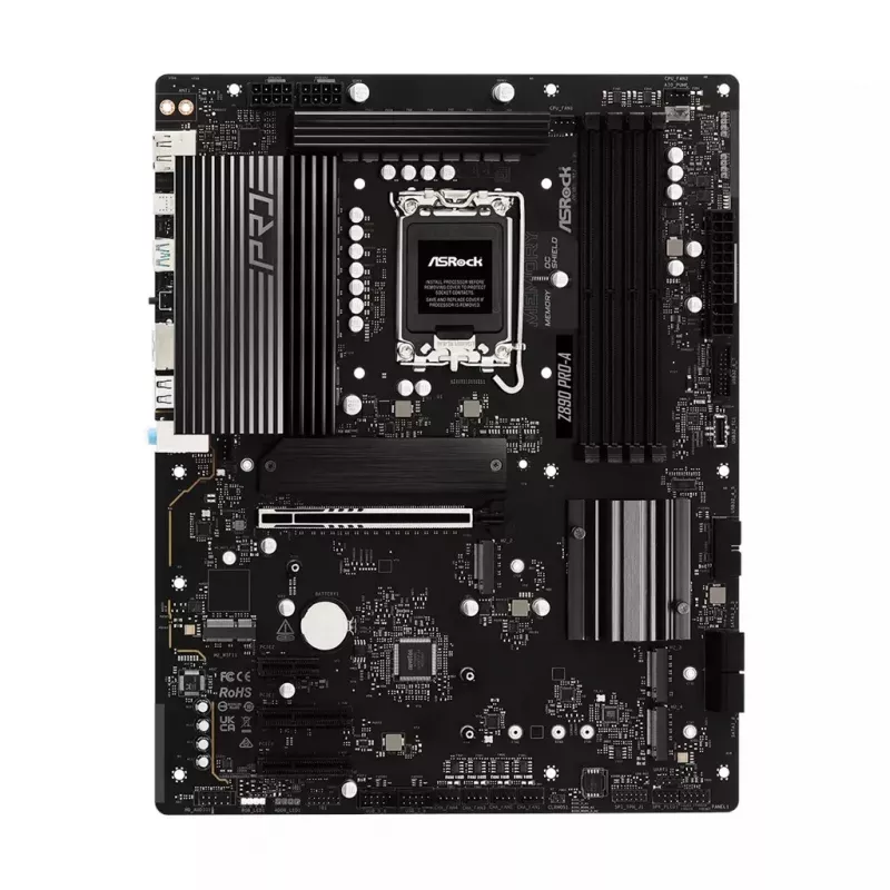 Płyta główna ASRock Z890 Pro-A ATX — chipset Intel Z890, LGA 1851, DDR5, 4x DIMM, 256 GB, 2.5Gb LAN, PCIe Gen5