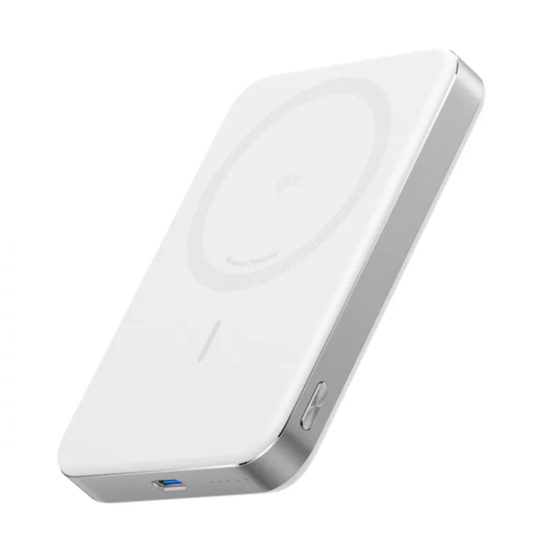 Anker MagGo Power Bank 10K Magnetyczna Bezprzewodowa Biała, Biały