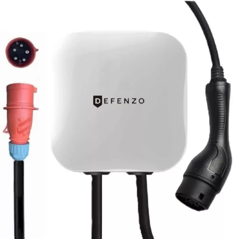 Wallbox DEFENZO Home AC11 DEF1016 11 kW jednofazowa stacja ładowania EV, Typ 2, 16 A, IP54