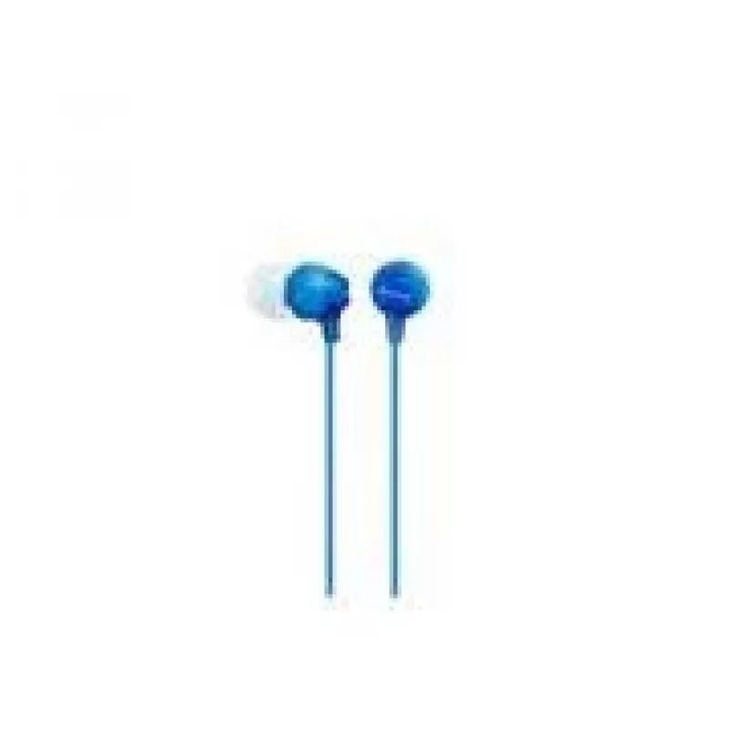 Sony MDR-EX15LP, Przewodowe, 8 - 22000 Hz, Muzyka, 3 g, Słuchawki, Niebieski