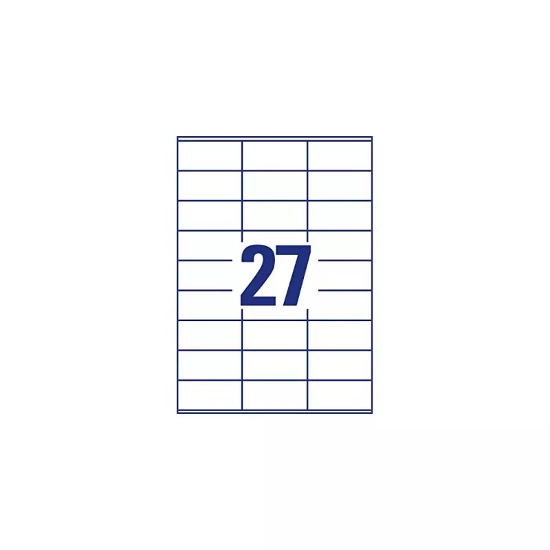 Avery-Zweckform 3479 Etykiety Białe Papier 70x32mm Klej Trwały