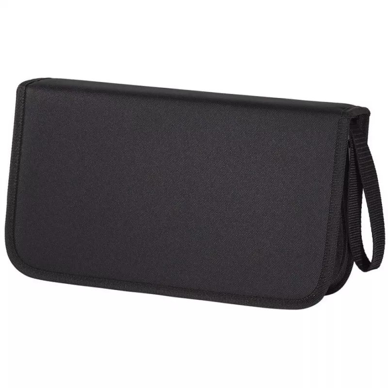 Hama Nylon Wallet 104 Cd, 104 dyski, Czarny, Nylon
