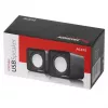 2-drożny głośnik PC Audiocore AC870 B — 3 W RMS, przewodowe zasilanie USB, wejście 3,5 mm, kanały 2.0