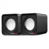 2-drożny głośnik PC Audiocore AC870 B — 3 W RMS, przewodowe zasilanie USB, wejście 3,5 mm, kanały 2.0