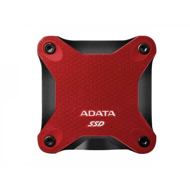 Zewnętrzny SSD ADATA SD620 1 TB, przenośny USB 3.2 Gen 2 (Micro-USB B), prędkość odczytu 520 MB/s, prędkość zapisu 460 MB/s, odporny na wstrząsy, czerwony