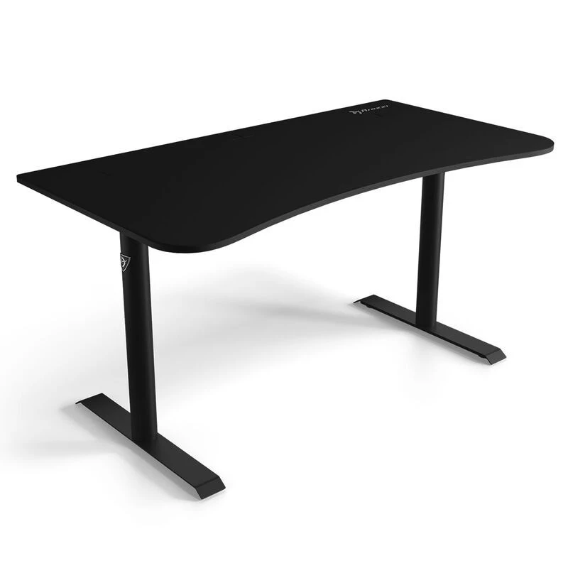 Biurko gamingowe Arozzi Arena Gaming Czarny — prosty blat MDF 1400×755×710 mm