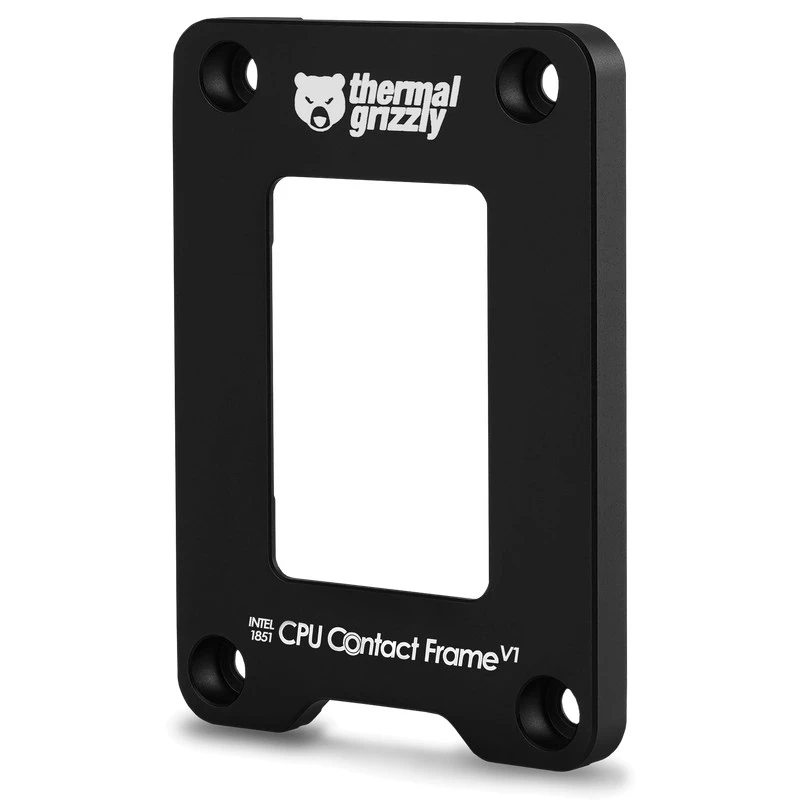 Zestaw do modernizacji ramki Thermal Grizzly TG-CF-I1851-V1 Aluminium Czarny 71x51x6mm