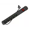 Listwa zasilająca Lanberg SP1-05F-0150-BK 1,5 m 5 gniazd AC Wewnętrzna Czarna